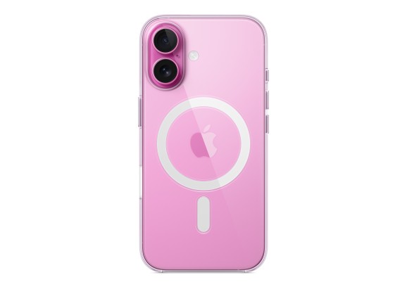 Чехол для iPhone 16 MagSafe прозрачный