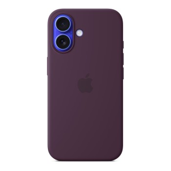 Чехол для iPhone 16 Silicone with MagSafe сливовый