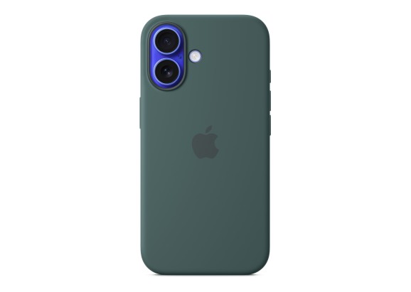Чехол для iPhone 16 Silicone with MagSafe зеленый