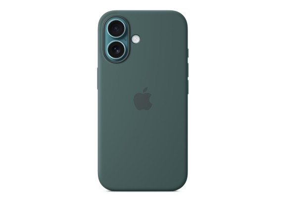 Чехол для iPhone 16 Silicone with MagSafe зеленый