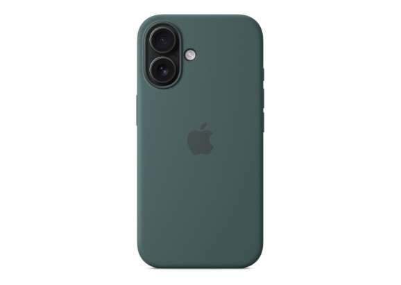 Чехол для iPhone 16 Silicone with MagSafe зеленый
