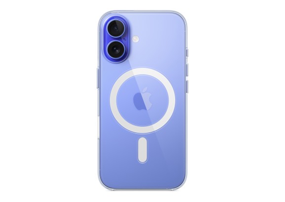 Чехол для iPhone 16 Plus with MagSafe прозрачный