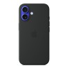 Чехол для iPhone 16 Silicone with MagSafe Black