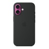 Чехол для iPhone 16 Silicone with MagSafe Black