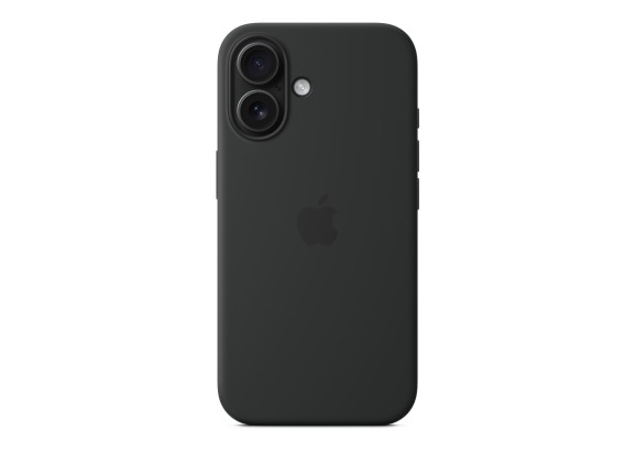 Чехол для iPhone 16 Silicone with MagSafe Black