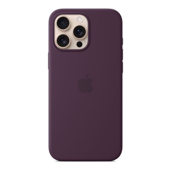 Чехол для iPhone 16 Pro Max Silicone with MagSafe сливовый