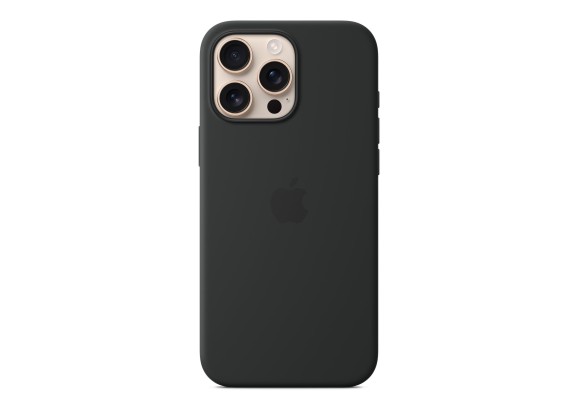 Чехол для iPhone 16 Pro Max Silicone with MagSafe Black