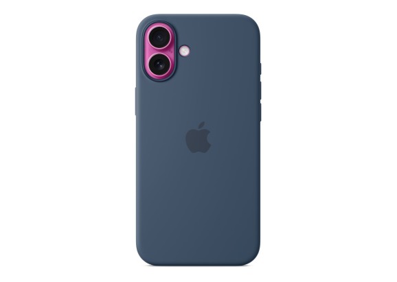 Чехол для iPhone 16 Plus Silicone MagSafe синий деним