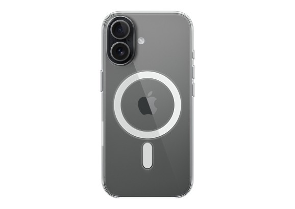 Чехол для iPhone 17 Clear MagSafe прозрачный