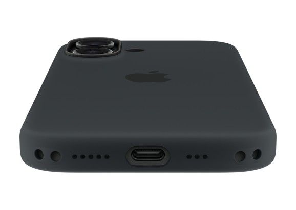 Чехол для iPhone 17 Silicone MagSafe синий якорь