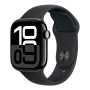 Apple Watch Series 10 42mm Jet Black Aluminium Sport Band Black S/M