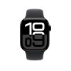 Apple Watch Series 10 46mm Jet Black Aluminium Sport Band Black M/L