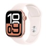 Apple Watch Series 10 42mm Rose Gold Aluminium Case, Sport Band Rose S/M