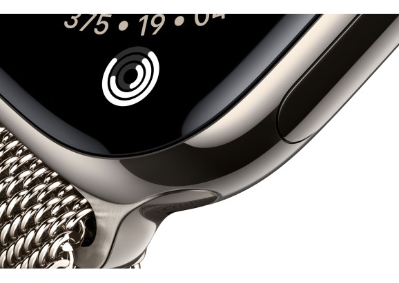 Apple Watch Series 11 42mm Jet Black Aluminum Black Sport Band S/M