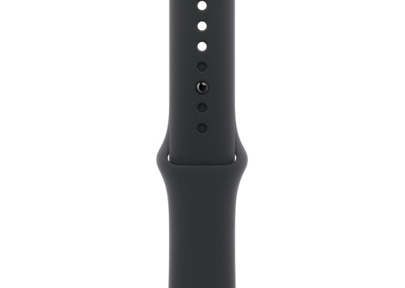 Apple Watch Series 11 42mm Jet Black Aluminum Black Sport Band S/M