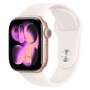 Apple Watch Series 11 42mm Rose Gold Aluminum Light Blush Sport Band S/M