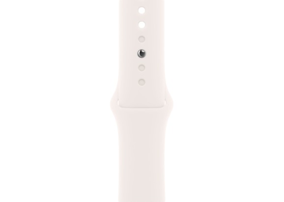 Apple Watch Series 11 42mm Rose Gold Aluminum Light Blush Sport Band S/M