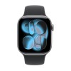 Apple Watch Series 11 42mm Space Grey Aluminium Black Sport Band S/M