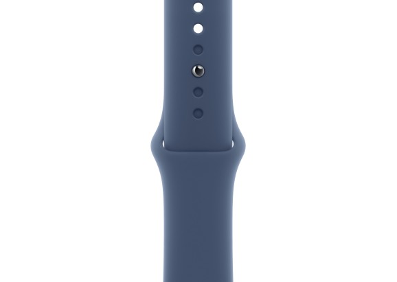 Apple Watch SE 2024 40mm Silver Aluminium Case, Sport Band (Denim) S/M