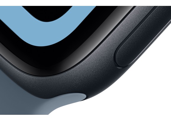 Apple Watch SE 3 44mm Midnight Aluminum Midnight Sport Band M/L