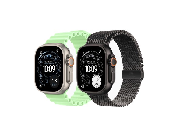 Apple Watch Ultra 3 49mm Black Titanium Milanese Loop Black M