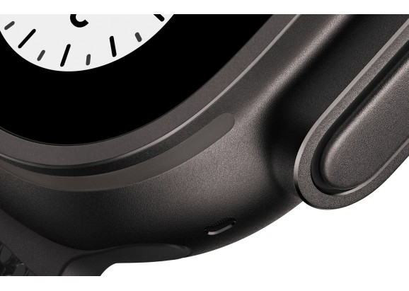 Apple Watch Ultra 3 49mm Black Titanium Milanese Loop Black M