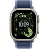 Apple Watch Ultra 3 49mm Natural Titanium Bright Blue Trail Loop M/L