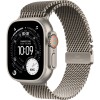 Apple Watch Ultra 3 49mm Natural Titanium Milanese Natural Loop M