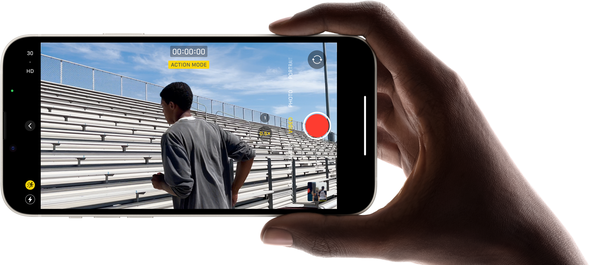 видео съемка на айфон 14