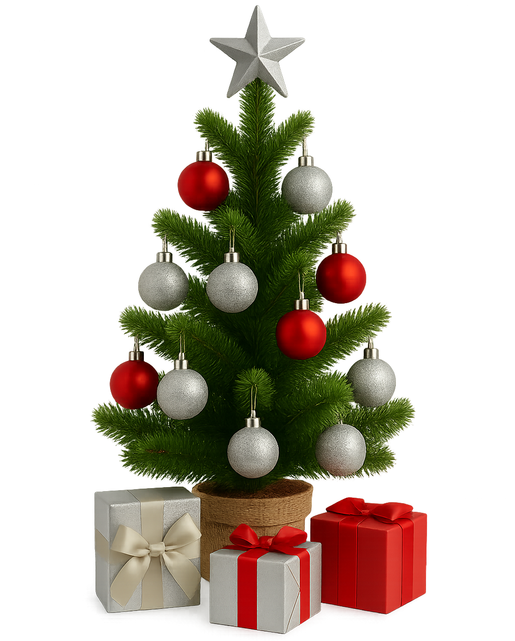 Новогодняя елка с подарками